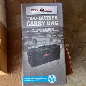 Black Two-Burner Carry Bag